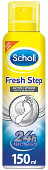Scholl, Fresh Step, антиперспирант для сухих ног, 150 мл