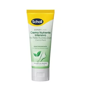 Scholl Intensiv Nourishing Cream Крем для ног с мочевиной, витамином Е и комплексом провитаминов B5 для разглаживания грубой и твердой кожи Глубокое увлажнение для более мягких и гладких ног 75 мл