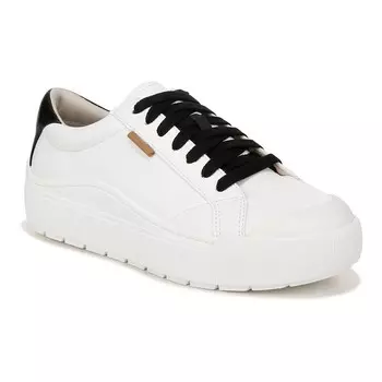 Scholl's Time Off женские кроссовки на платформе Dr. Scholl's, цвет White Black Faux