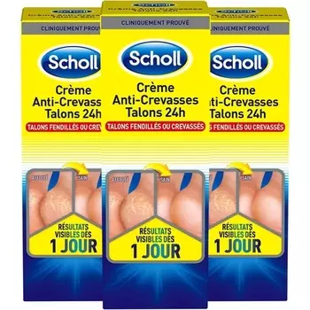 Scholl Сухой крем для ног против проколов для пяток 60мл