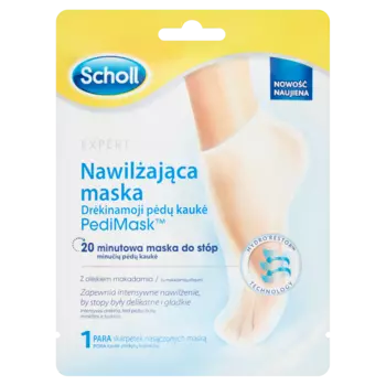 Scholl увлажняющая маска для ног в виде носков, 1 пара