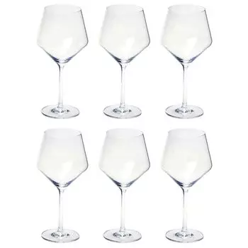 Schott Zwiesel 112421 Чашка Pure Burgundy, бокал для красного вина, 692 мл, высота 23,4 см, прозрачный (6 шт. в упаковке)