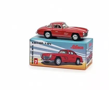 Schuco Mercedes Benz 300 Sl Красный Schuco Pa 1:64 452031100