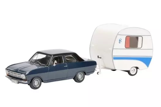 Schuco Opel Kadett B Mit Knaus 1:43 450294700