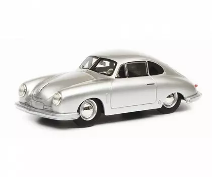 Schuco Porsche 356 Gmund Coupe Серебристый 1:18 450025300