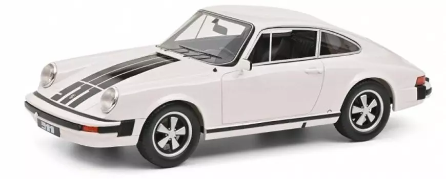 Schuco Porsche 911 Coupe Белый Черный 1:18 450048600