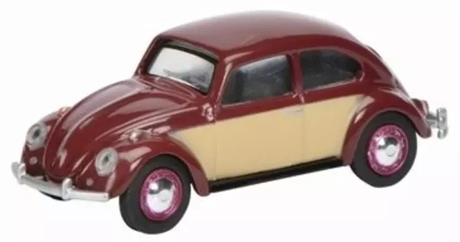 Schuco Vw Kaefer Винно-красный Бежевый 1:64 452010600