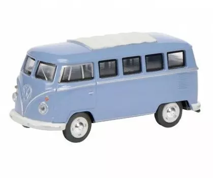 Schuco Vw T1 Автобус Синий 1:64 452010500