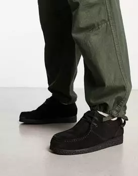 schuh – Phoenix – туфли-дезерты из черной замши