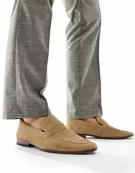 Schuh – Randy – Бежевые замшевые лоферы Stone