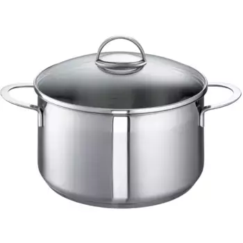 SCHULTE-UFER Кастрюля «Волна», нержавеющая сталь, (1 шт.), индукция, цвет silberfarben