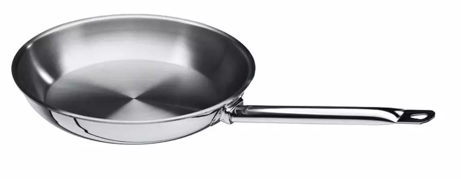 Schulte-Ufer Trigon FRY PAN 190050-28 Сковорода, максимальный диаметр 28 см, нержавеющая сталь, подходит для индукционных плит Schulte Ufer