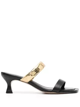 Schutz босоножки на каблуке, черный