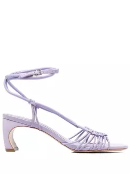 Schutz босоножки с ремешками, фиолетовый