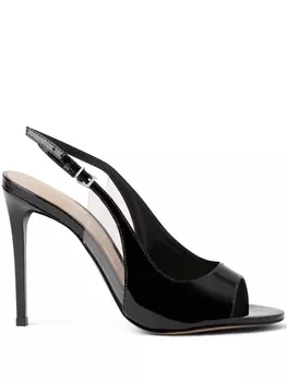 Schutz босоножки с ремешком на пятке, черный