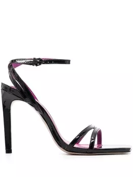 Schutz лакированные босоножки, черный