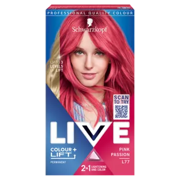 Schwarzkopf Colour+Lift L77 Pink Passion краска для волос l77 осветляющая и окрашивающая розовая страсть, 1 упаковка