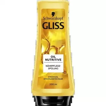 Schwarzkopf, Gliss Kur Oil, кондиционер для поврежденных волос, 200 мл