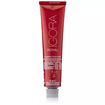 Schwarzkopf IGORA Royal Premium Краска для волос 7-1 Средний Пепельный Блондин 60мл