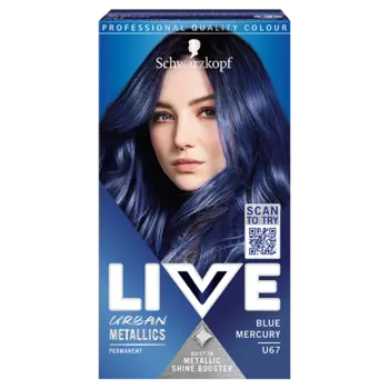 Schwarzkopf Intense Colour Urban Metallics краска для волос u67 синяя ртуть, 1 упаковка