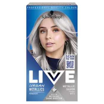 Schwarzkopf Intense Colour Urban Metallics краска для волос u71 серебристый металлик, 1 упаковка