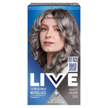 Schwarzkopf Intense Colour Urban Metallics краска для волос u72 пыльное серебро, 1 упаковка