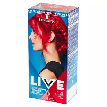 Schwarzkopf Краска для волос Live Ultra Brights или Pastel 092 Горячий красный