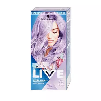 Schwarzkopf Краска для волос Live Ultra Brights Pretty Pastels на 8 помывок L120 Lilac Crush
