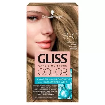 Schwarzkopf Крем-краска для волос Gliss Color 8-0 Натуральный Блонд