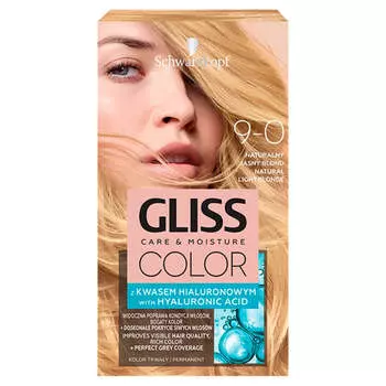 Schwarzkopf Крем-краска для волос Gliss Color 9-0 Натуральный Светлый Блонд