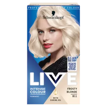 Schwarzkopf Live Intense Colour краска для волос b11 морозный блонд, 1 упаковка