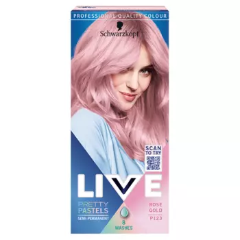 Schwarzkopf Live Ultra Brights крем-краска для волос p123 розовое золото, 1 упаковка