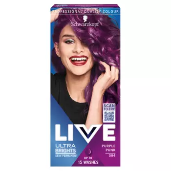 Schwarzkopf Live Ultra Brights or Pastel краска для волос фиолетовый панк 094, 1 упаковка