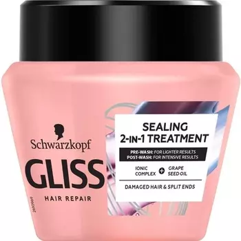 Schwarzkopf Miracle Sealing Средство для запечатывания секущихся кончиков 2 в 1, 300 мл, Gliss