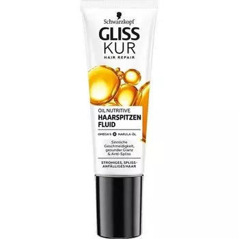 Schwarzkopf Oil Nutritive жидкость для борьбы с секущимися кончиками волос, 50 мл, Gliss Kur