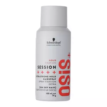 Schwarzkopf, Osis + Session Extreme Hold Spray, лак для ногтей чрезвычайной фиксации, 100 мл