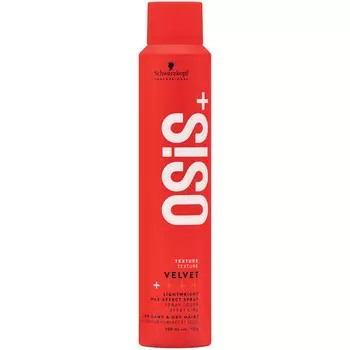 Schwarzkopf OSIS Velvet спрей-блеск, легкая фиксация, нелипкая формула, бархатный финиш, 200мл Schwarzkopf Professional