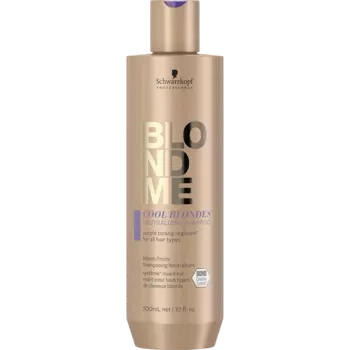 Schwarzkopf Professional BlondMe Cool Blondes Нейтрализующий шампунь для холодных светлых волос, 300 мл