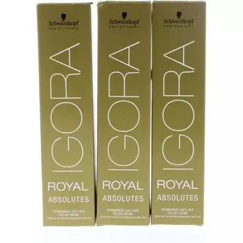 Schwarzkopf Professional Igora Royal Absolutes Стойкая антивозрастная крем-краска для волос 4-90 60 мл