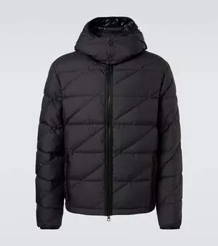 Sciros утепленная куртка с капюшоном Moncler, черный