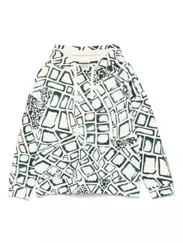 Scotch & Soda худи с принтом, нейтральный