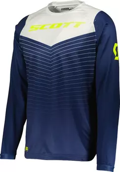 Кофта Scott 350 Dirt Evo с круглым вырезом, синий/белый
