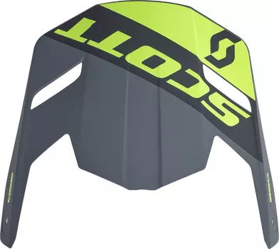 Козырек для шлема Scott 350 Evo Plus Dash ECE с логотипом, серый/желтый