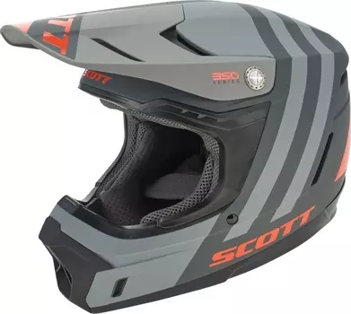 Scott 350 Evo Plus Dash Motocross Helmet Шлем для мотокросса, черный/оранжевый