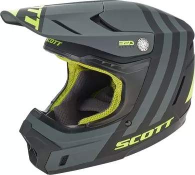 Scott 350 Evo Plus Dash Motocross Helmet Шлем для мотокросса, черный/желтый