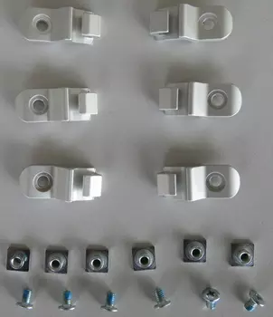 Мотоциклетный набор деталей Scott 550 для ботинок, серебристый