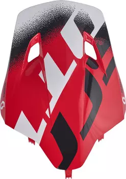 Козырек для шлема Scott 550 Noise ECE с логотипом, черный/белый/красный