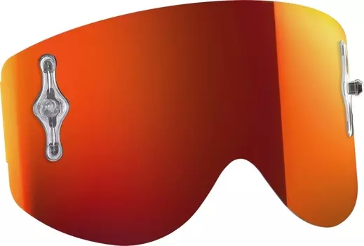 Козырек Scott Recoil Xi Works Chrome, оранжевый