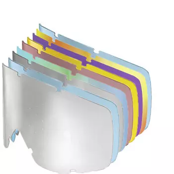 Козырек Scott RecoilXi/80 Series Works Single, бледно-синий