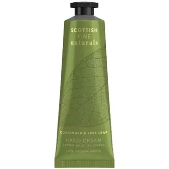 Scottish Fine Soaps Naturals Крем для рук с листьями кориандра и лайма, тюбик 30 мл